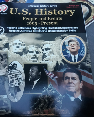 Mark Twain US History Workbook, Middle School Books Covering People and Events 1865 to Present Day, Social Studies Classroom and Homeschool Curriculum (American History)